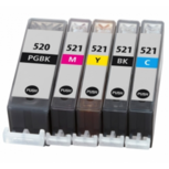 Canon PGI-520 + Canon CLI-521 met chip (5-pack)