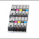 Canon PGI-520 + Canon CLI-521 met chip (10-pack)