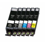 Canon PGI-550 XL + Canon CLI-551 XL met chip (6-pack)