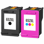HP 652XL (F6V25AE) zwart + HP 652XL (F6V24AE) kleur
