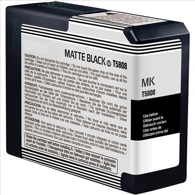 Epson T5808 mat zwart