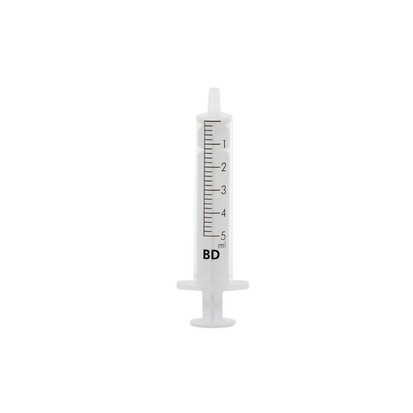1 spuit (5 ml) 2-delig met naald voor het vullen van inktcartridges