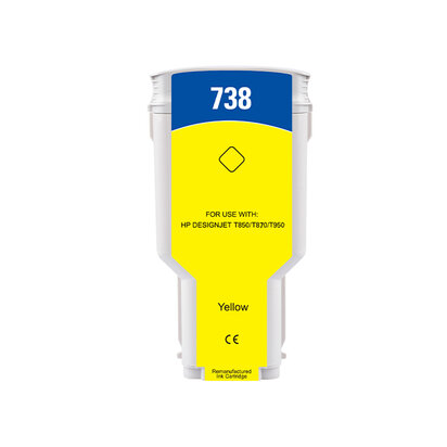 HP 738 (676M8A) geel