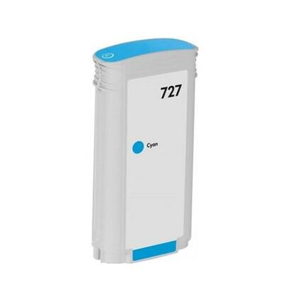 Huismerk HP 727 (B3P19A) inktcartridge cyaan