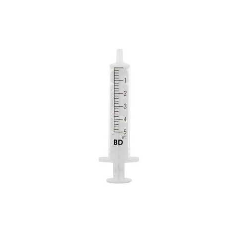 1 spuit (5 ml) 2-delig met naald voor het vullen van inktcartridges